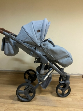 Коляска Lorelli Rimini 2в1 Grey Triangles 1967 (0-3л)