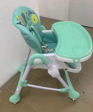 Стульчик для кормления Babyton Happy Animals Green (6м-3л)