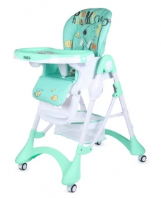 Стульчик для кормления Babyton Happy Animals Green (6м-3л)